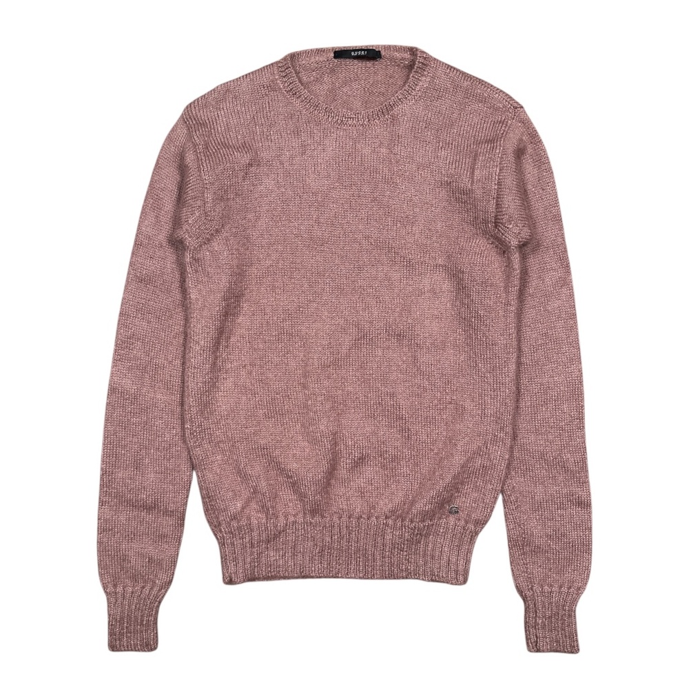 Vintage Y2K Gucci Pale Pink Mohair Silk Knit Sweater Womens Small
